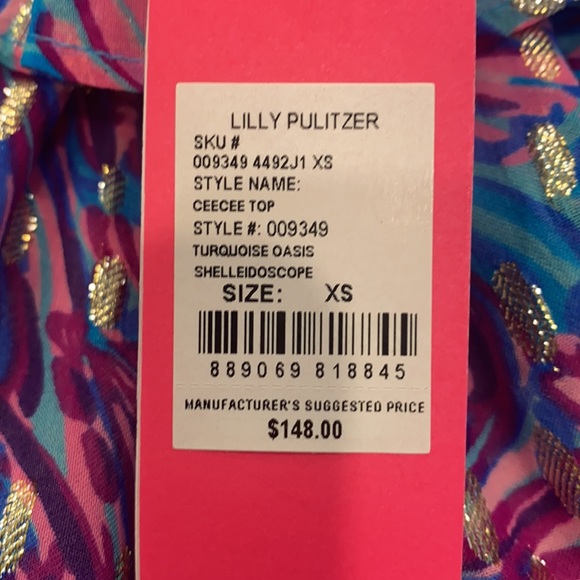 Lilly Pulitzer Ceecee Top NWT XS - Picture 2 of 3